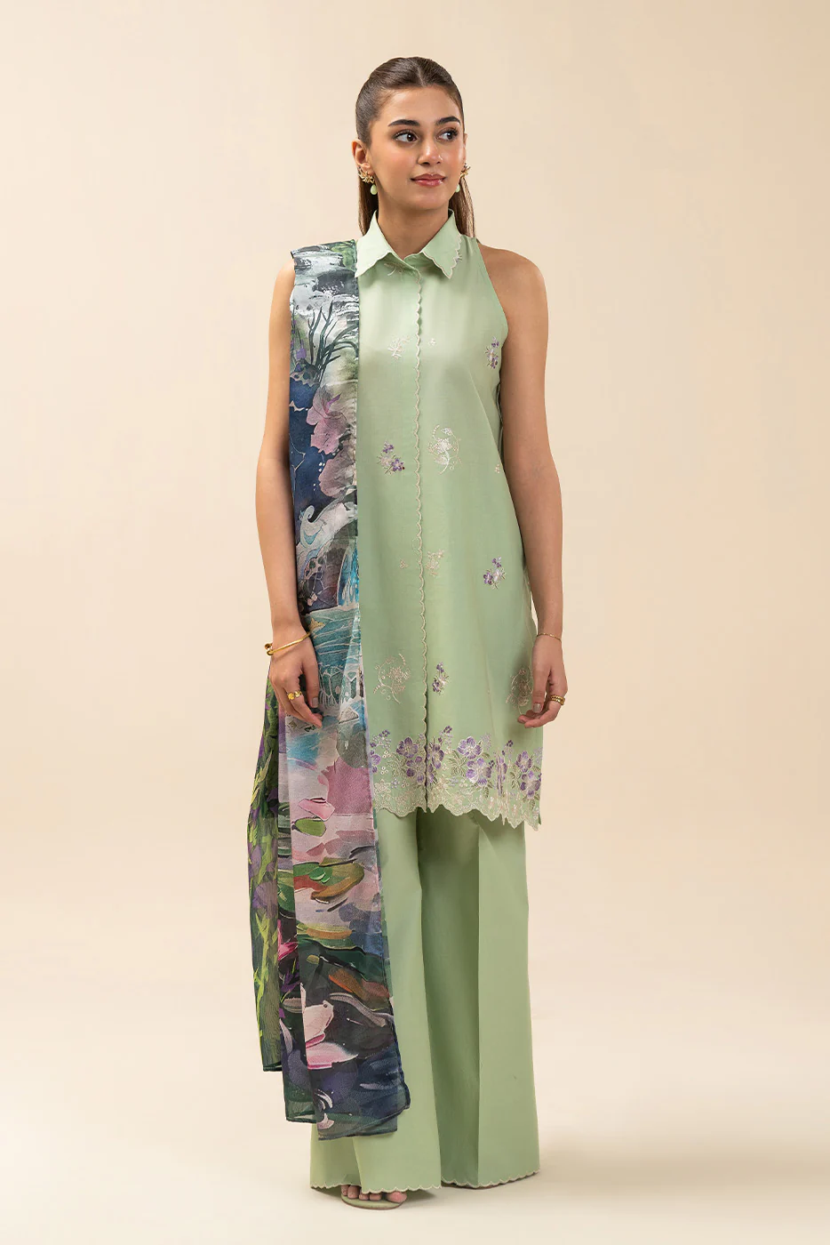 2 PIECE EMBROIDERED LAWN SUIT-RIVULET ZEAL (UNSTITCHED) - Image 2