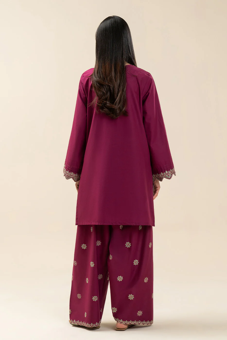 2 PIECE EMBROIDERED LAWN SUIT-FOLKLORE (UNSTITCHED) - Image 7