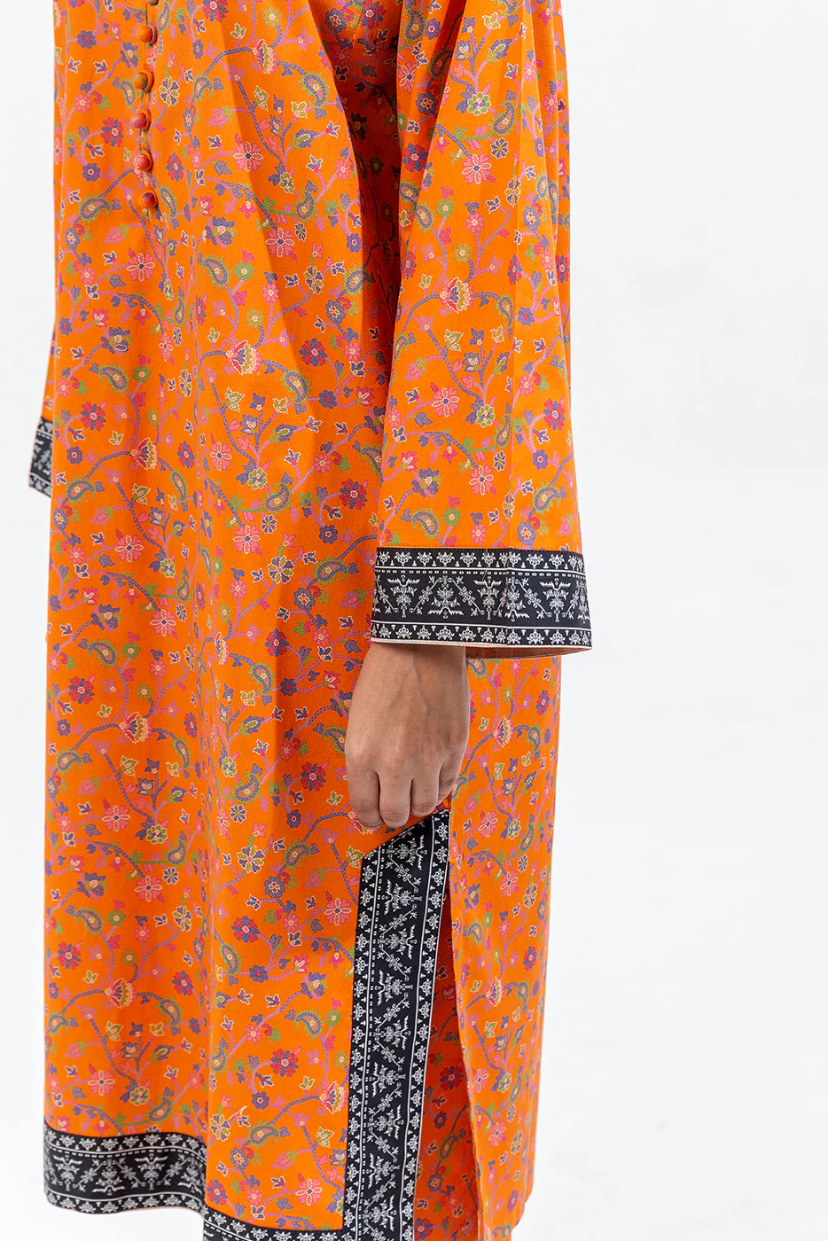 PRINTED CAMBRIC SHIRT (PRET) - Image 6