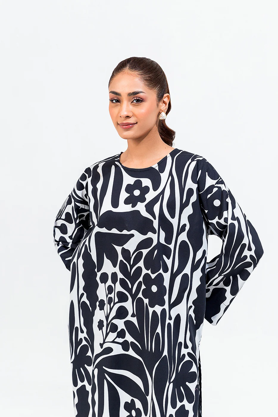 PRINTED CAMBRIC SHIRT (PRET) - Image 4