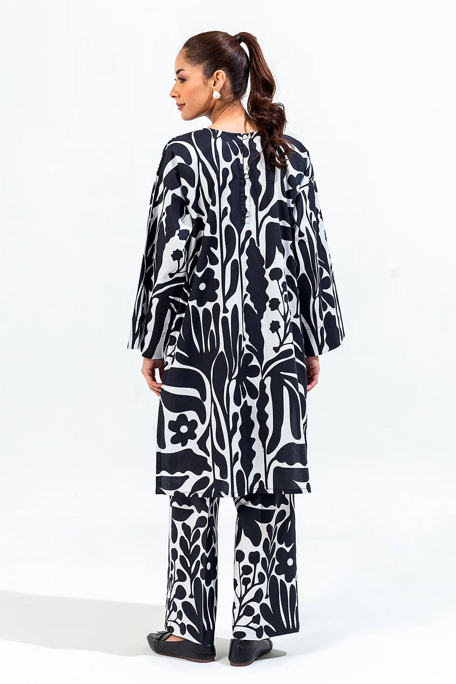 PRINTED CAMBRIC SHIRT (PRET) - Image 6