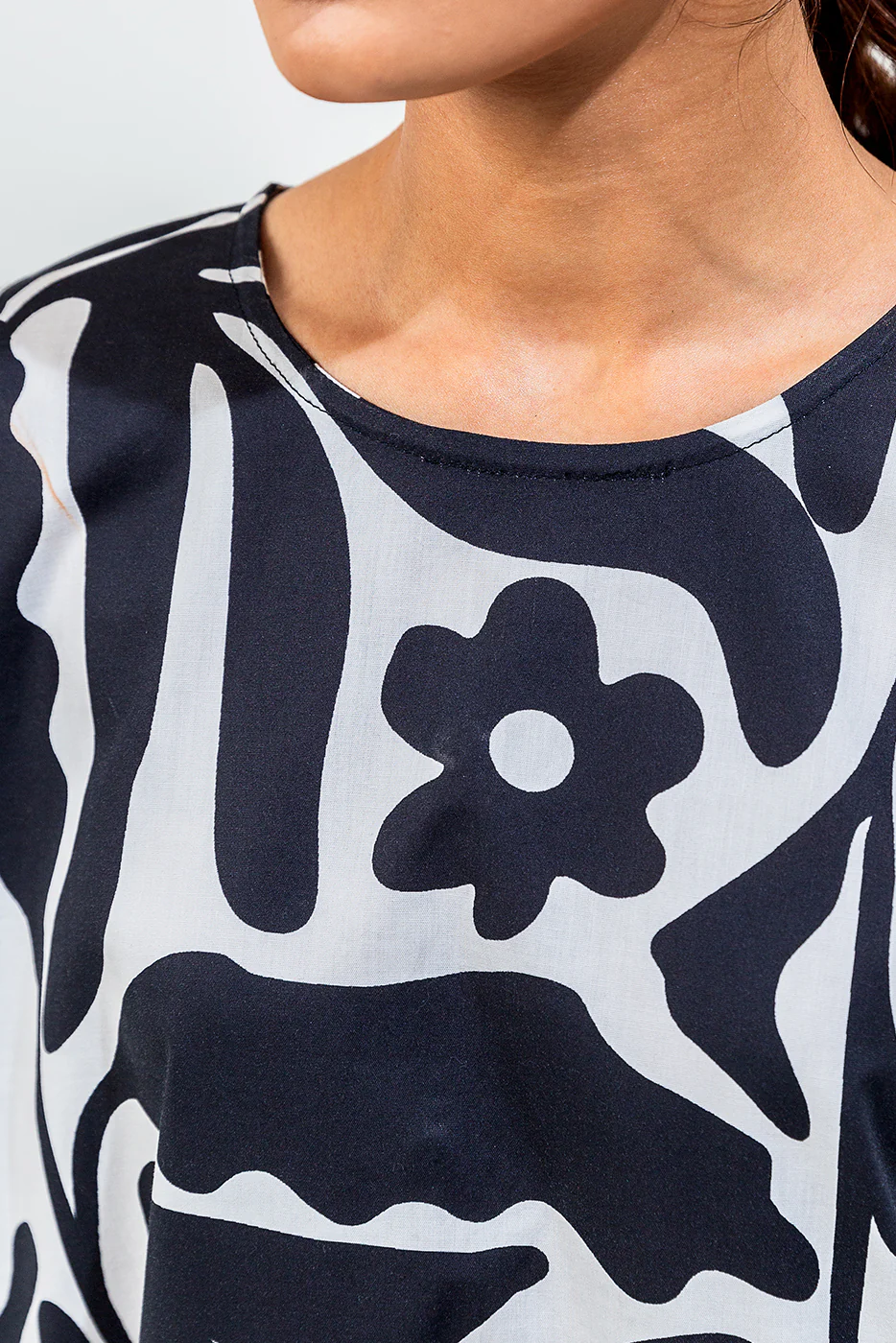 PRINTED CAMBRIC SHIRT (PRET) - Image 7