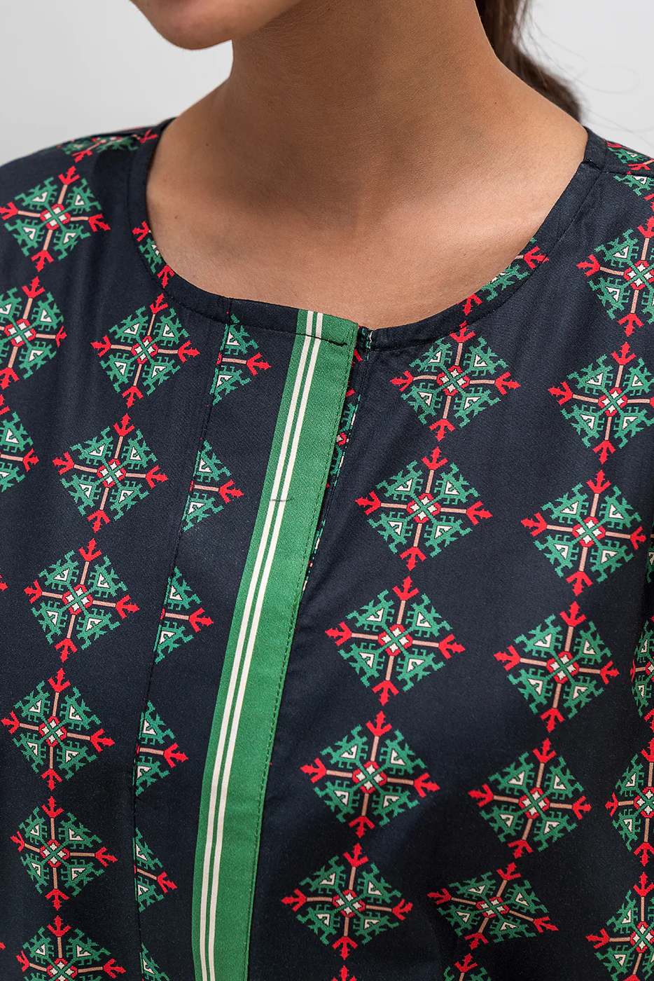 PRINTED CAMBRIC SHIRT (PRET) - Image 5