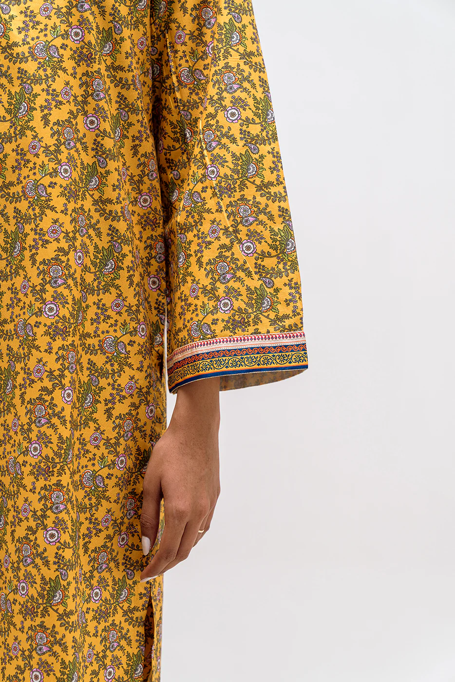 PRINTED CAMBRIC SHIRT (PRET) - Image 5