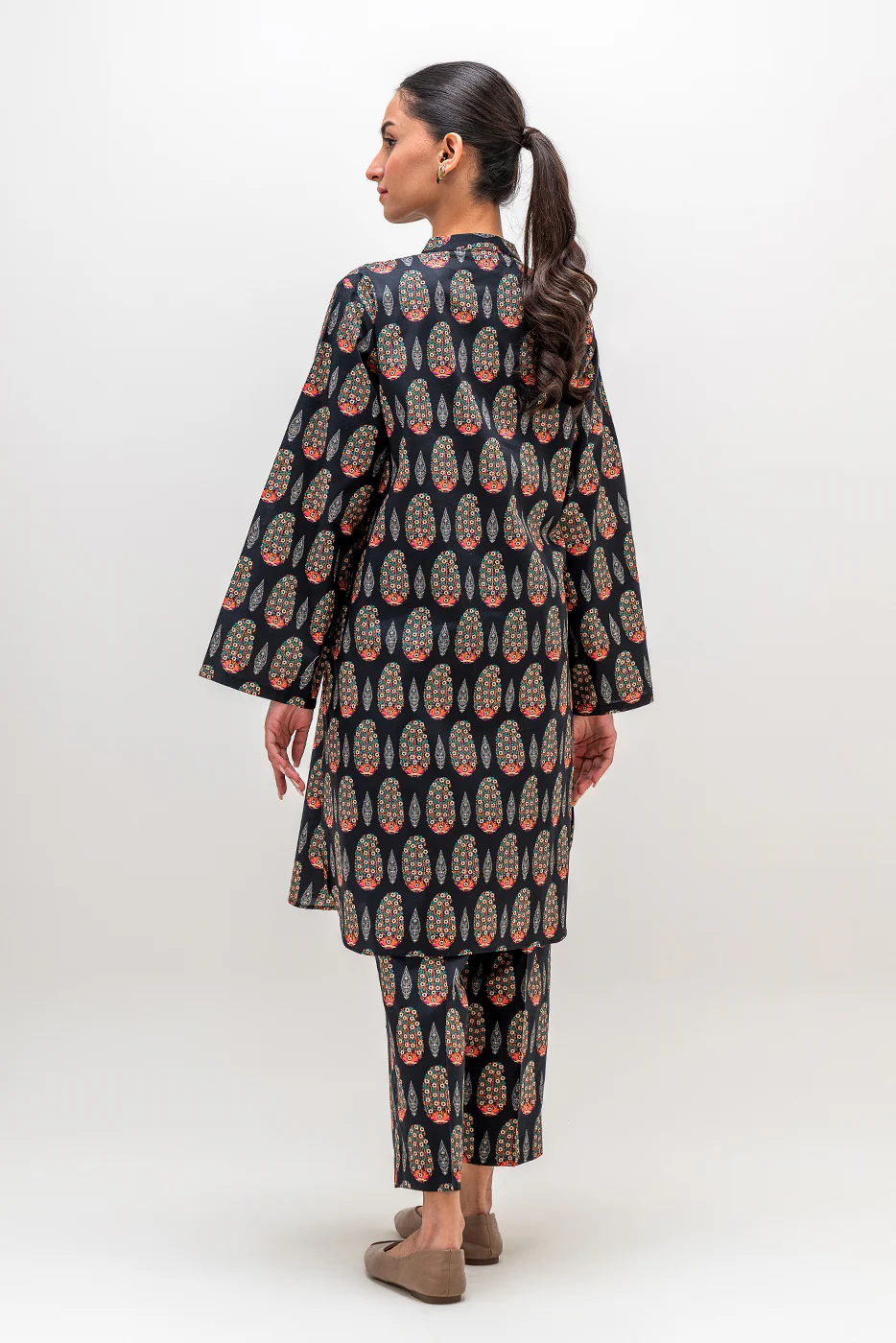 PRINTED CAMBRIC SHIRT (PRET) - Image 3