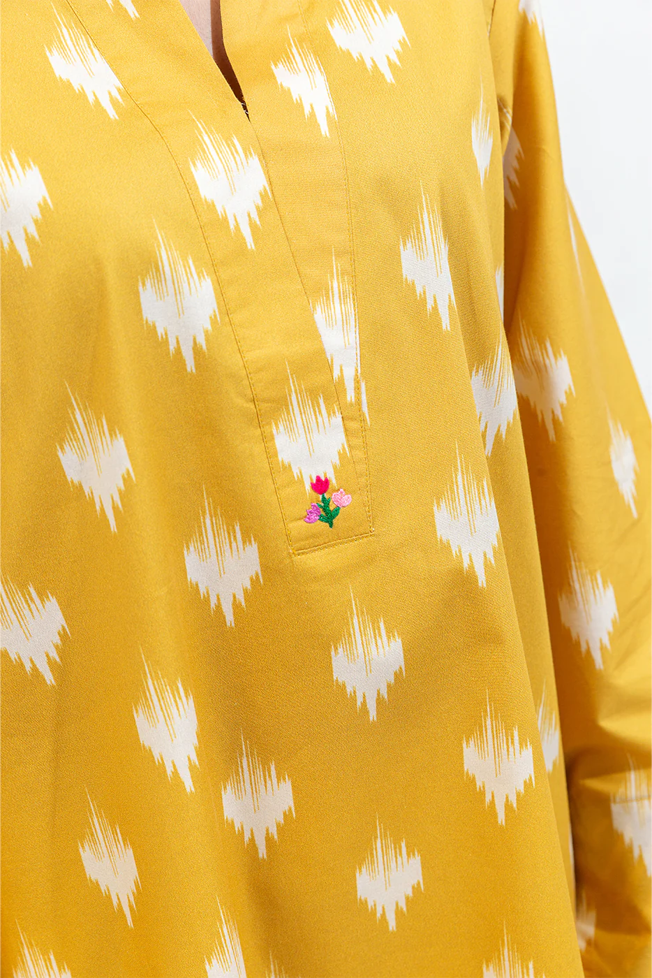 PRINTED CAMBRIC SHIRT (PRET) - Image 4