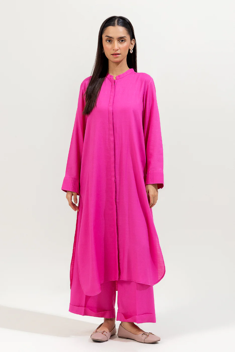 2 PIECE BASIC VISCOSE SUIT (PRET) - Image 2