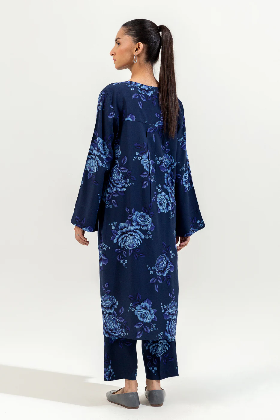 2 PIECE PRINTED YARN DYED SUIT (PRET) - Image 3