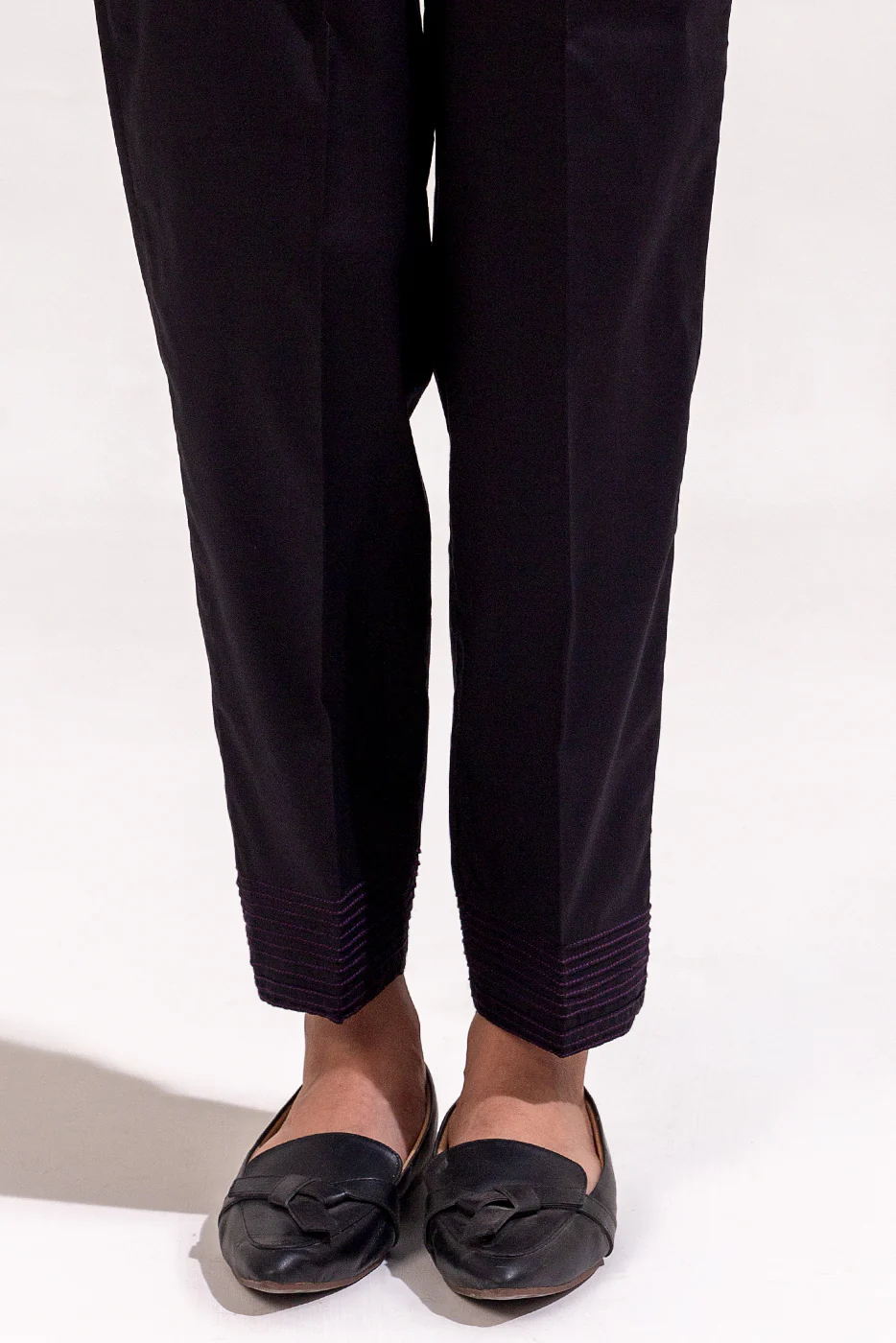 2 PIECE EMBROIDERED CAMBRIC SUIT (PRET) - Image 6