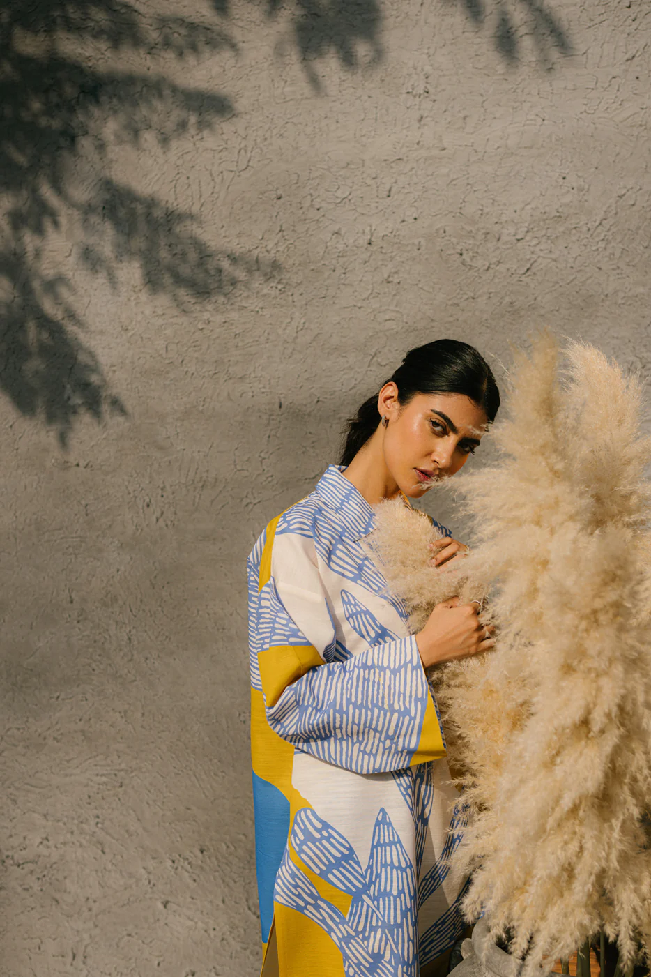 PRINTED KHADDAR SHIRT (PRET) - Image 3