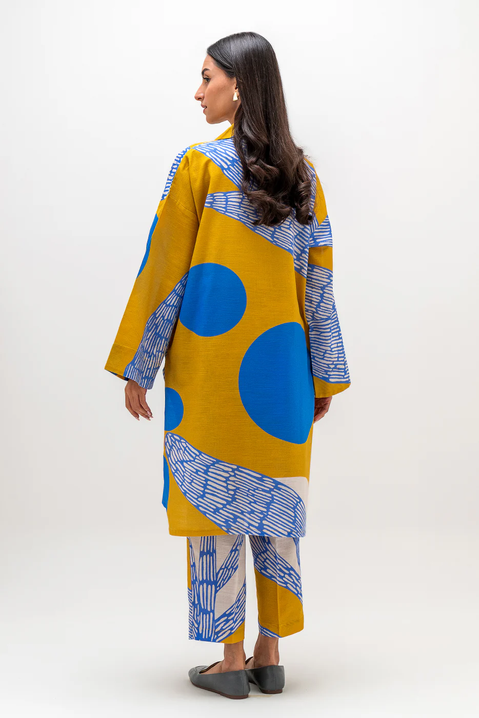 PRINTED KHADDAR SHIRT (PRET) - Image 6