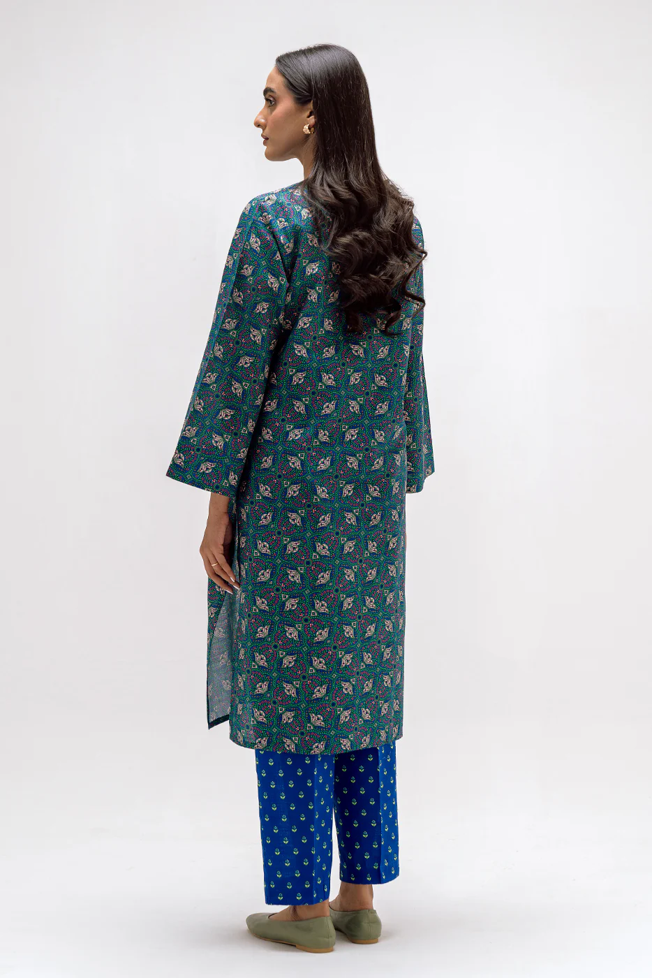 PRINTED CAMBRIC SHIRT (PRET) - Image 3