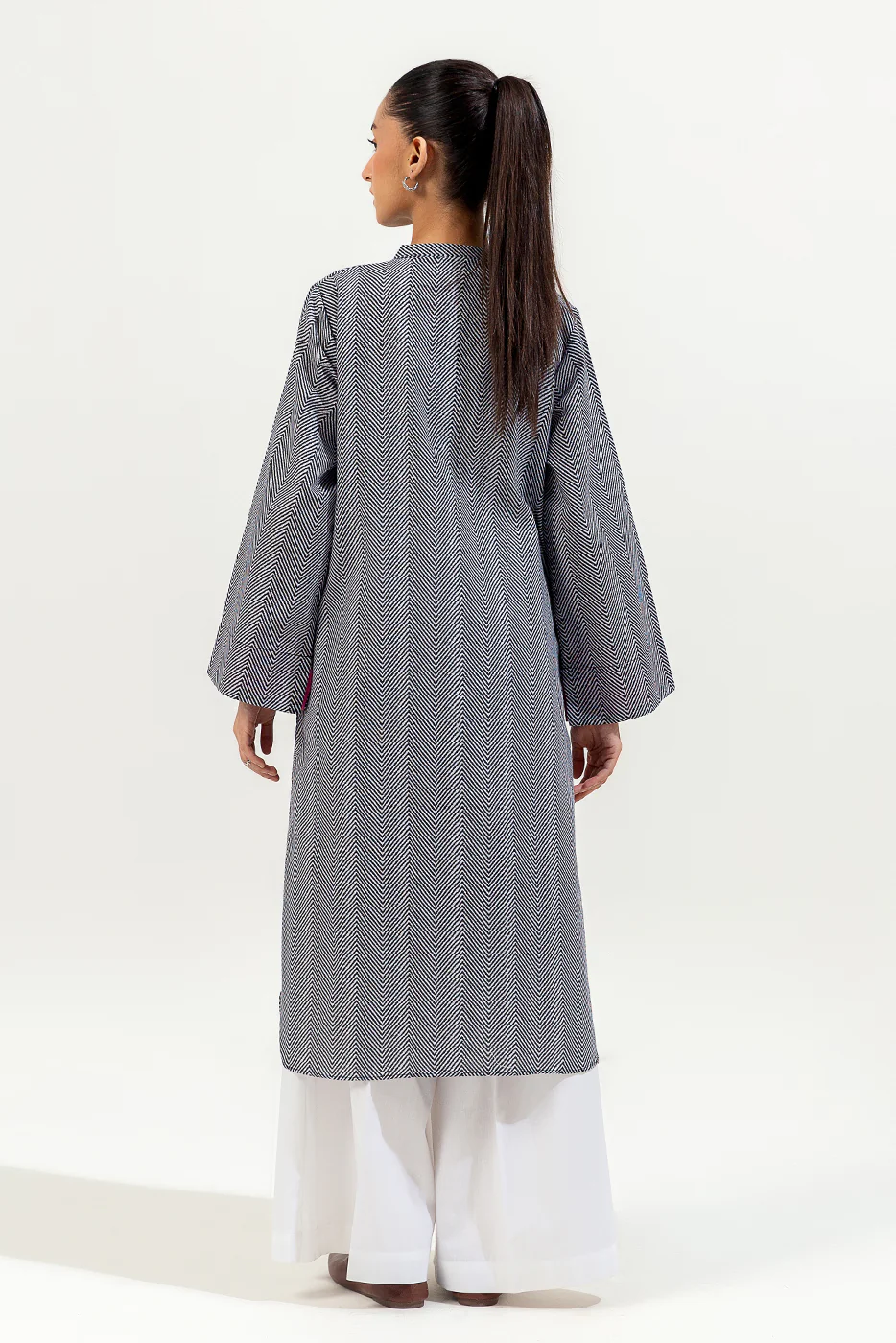 BASIC KHADDAR SHIRT (PRET) - Image 3