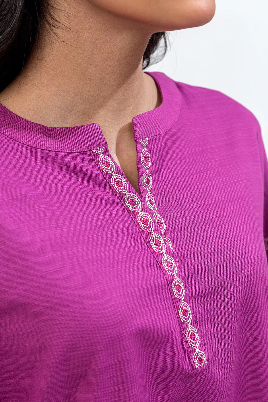 2 PIECE EMBROIDERED KHADDAR SUIT (PRET) - Image 3