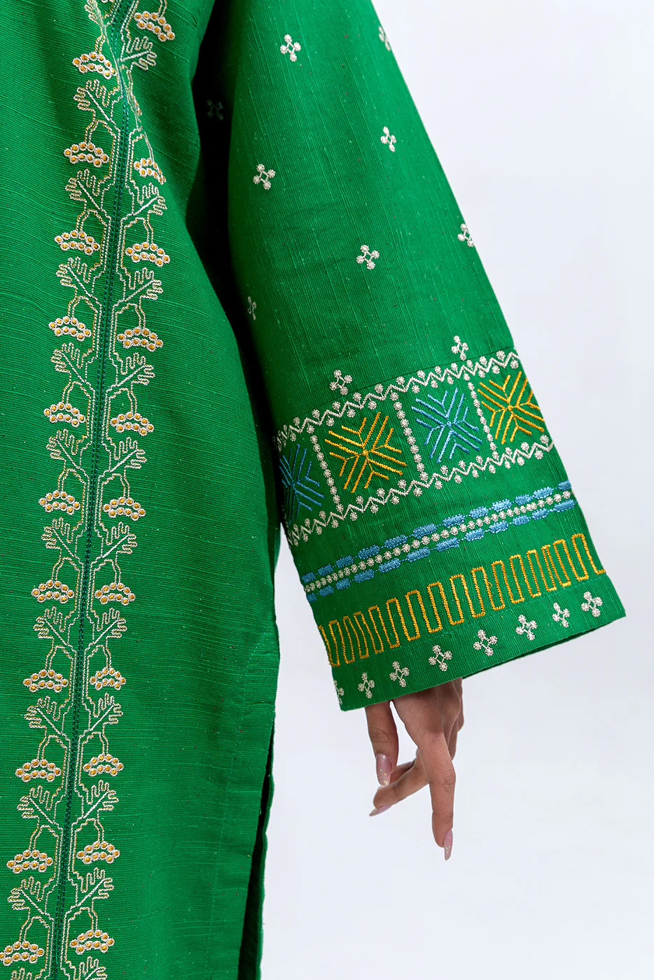 2 PIECE EMBROIDERED KHADDAR SUIT (PRET) - Image 6