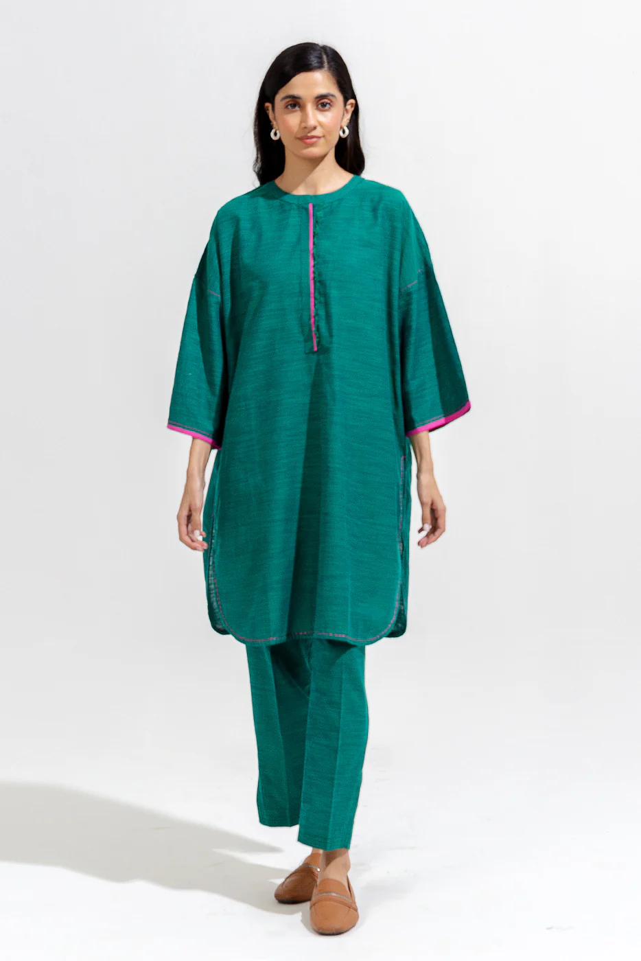 2 PIECE BASIC KHADDAR SUIT (PRET) - Image 3