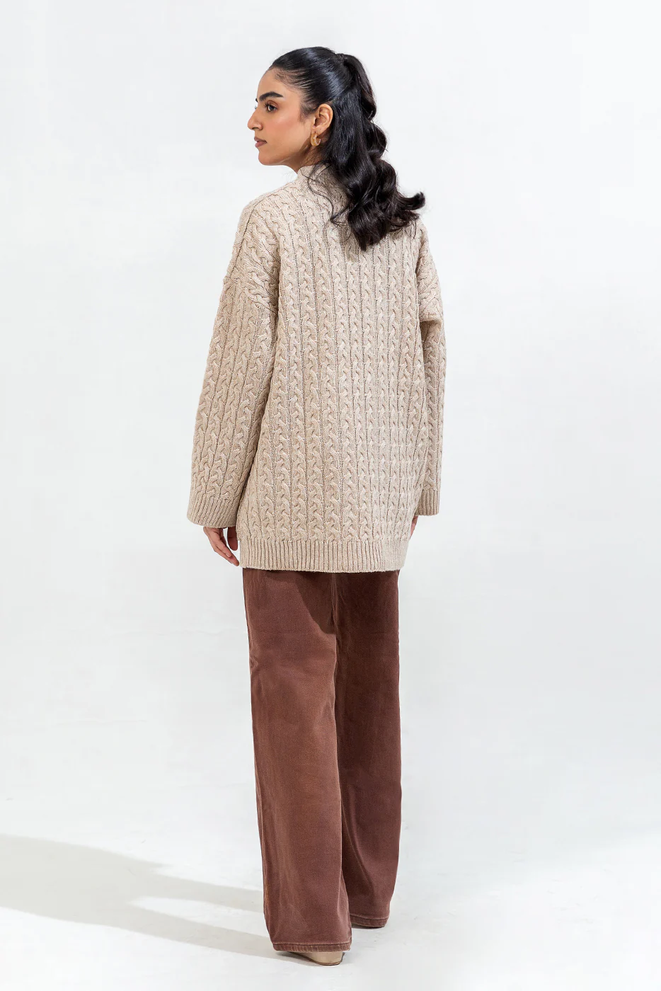 CABLE KNIT SHRUG - Image 4
