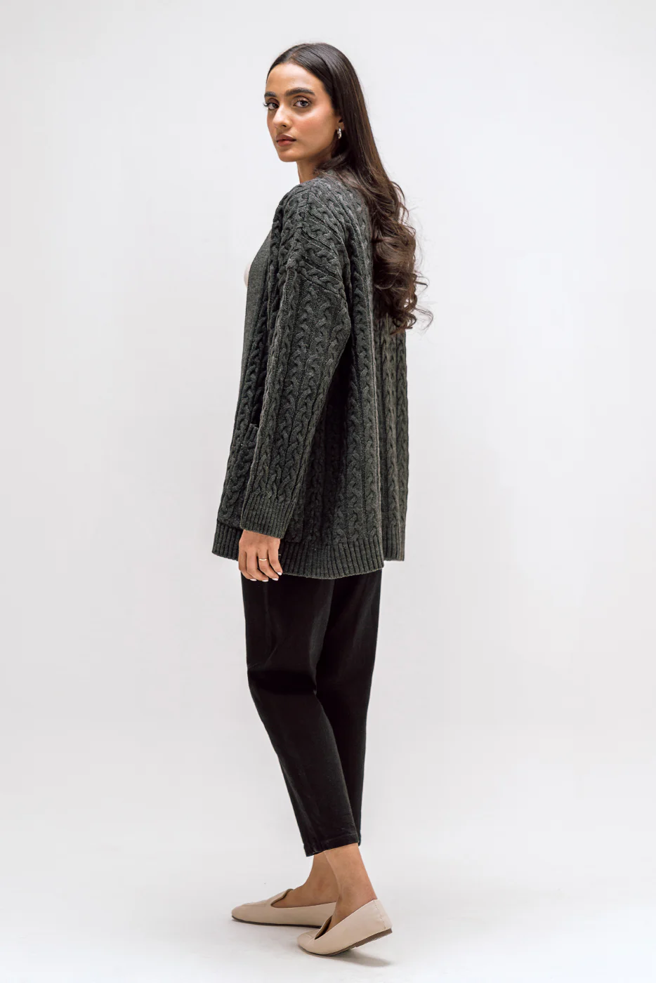 CABLE KNIT SHRUG - Image 4