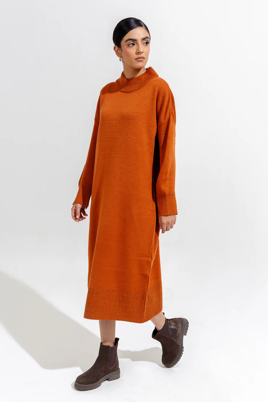 KNITTED LONG DRESS - Image 2