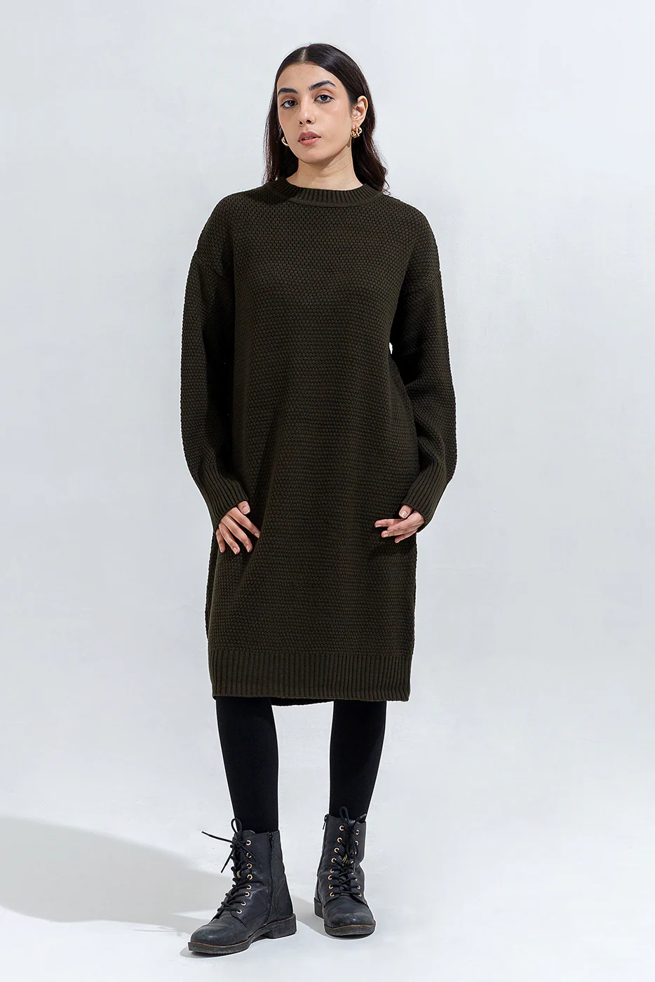 CREW NECK DRESS - Image 3