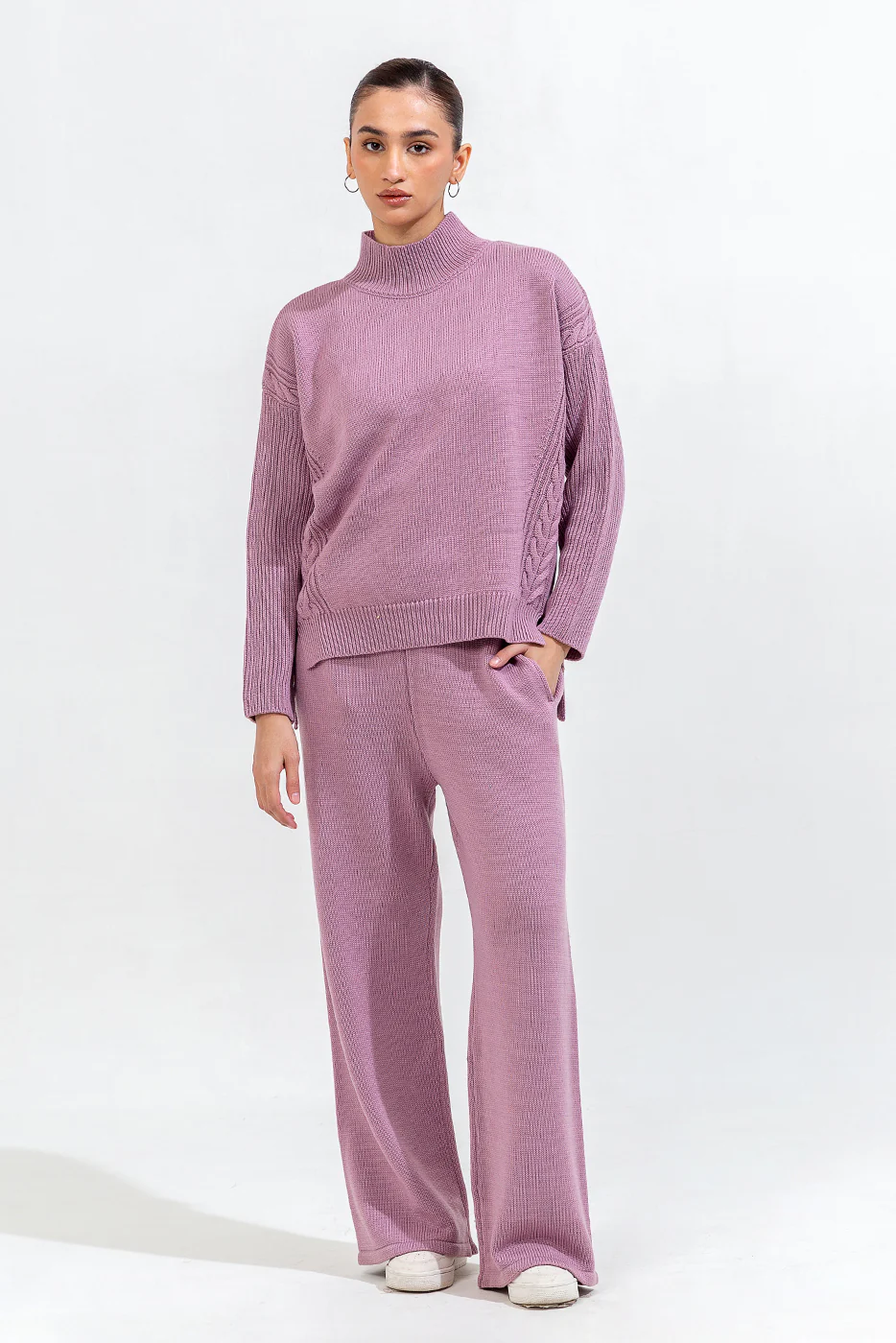 CABLE KNIT PULLOVER - Image 2