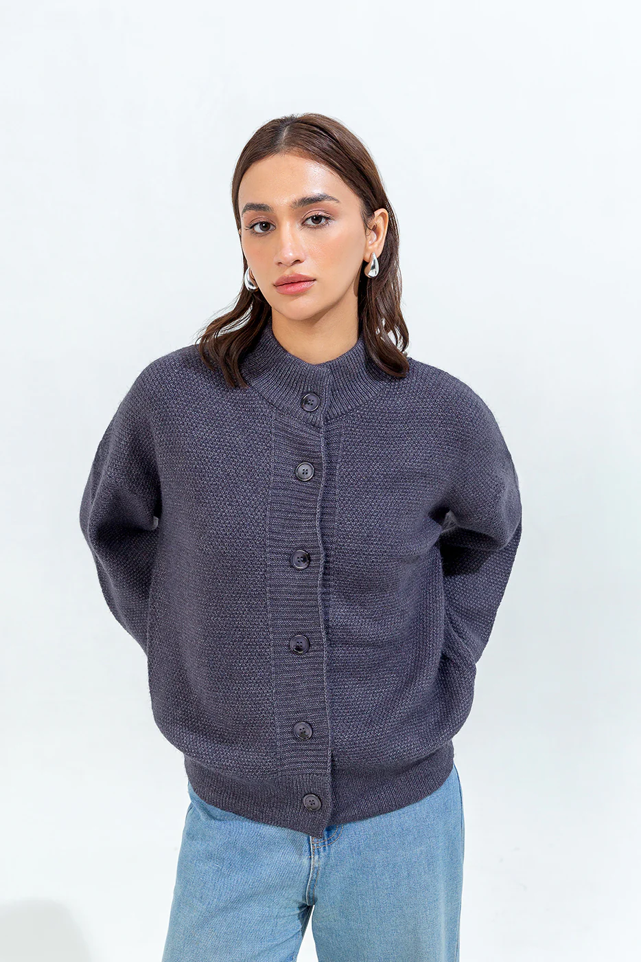 CREW NECK CARDIGAN - Image 3