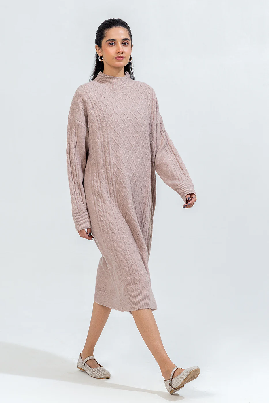 KNITTED LONG DRESS - Image 2