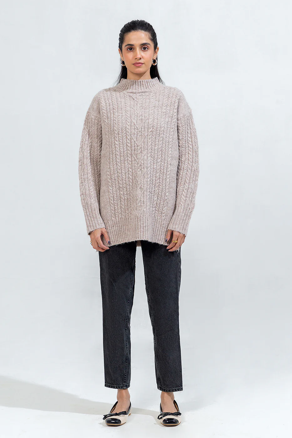 MOCK TURTLE NECK PULLOVER - Image 4