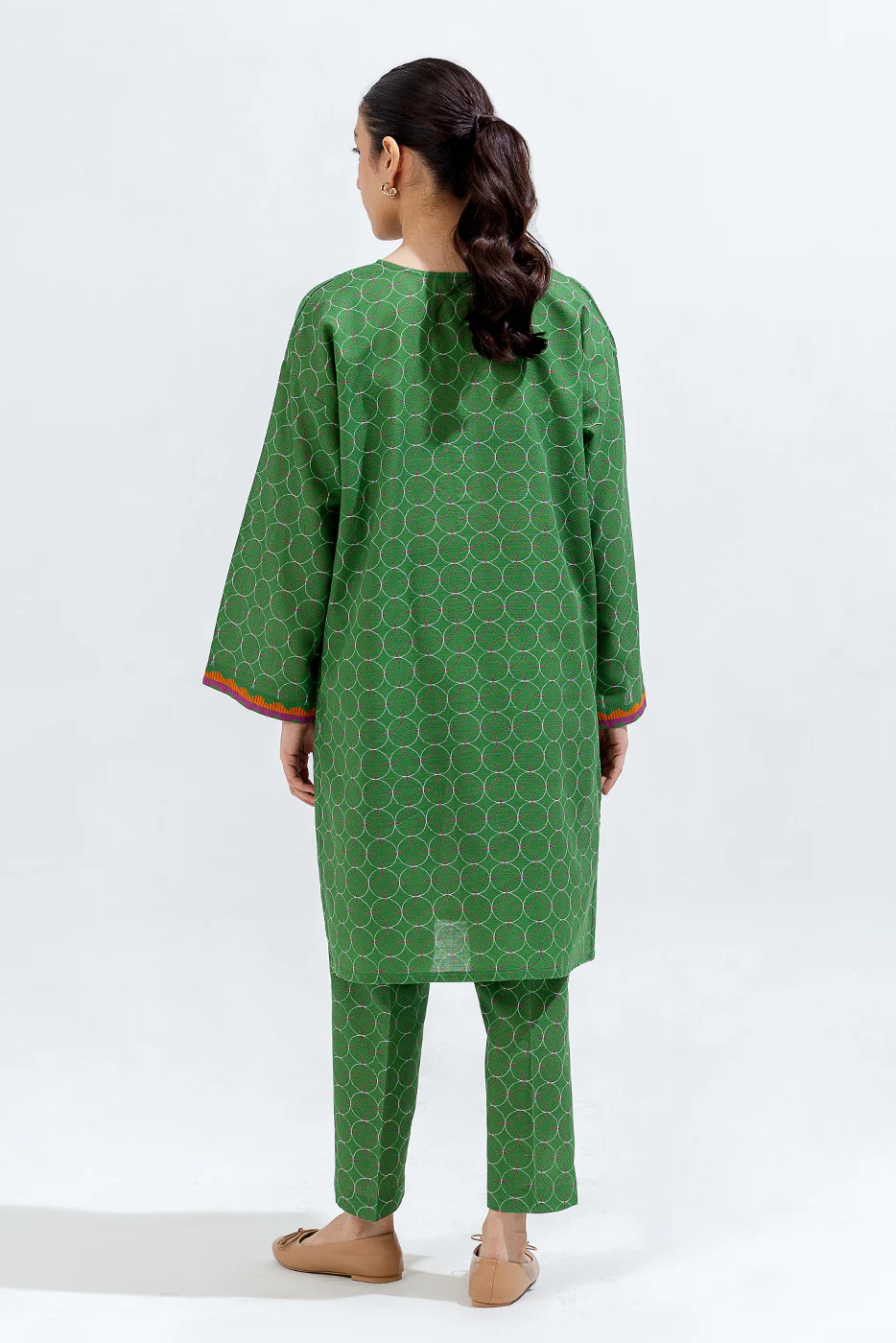 PRINTED KHADDAR SHIRT (PRET) - Image 3