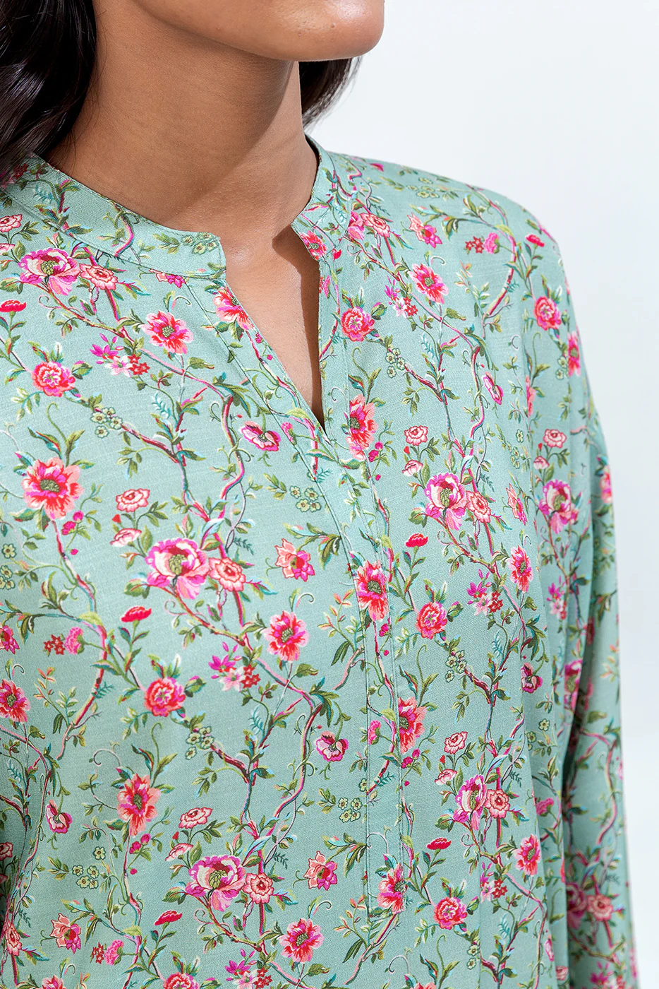 PRINTED VISCOSE SHIRT (PRET) - Image 4