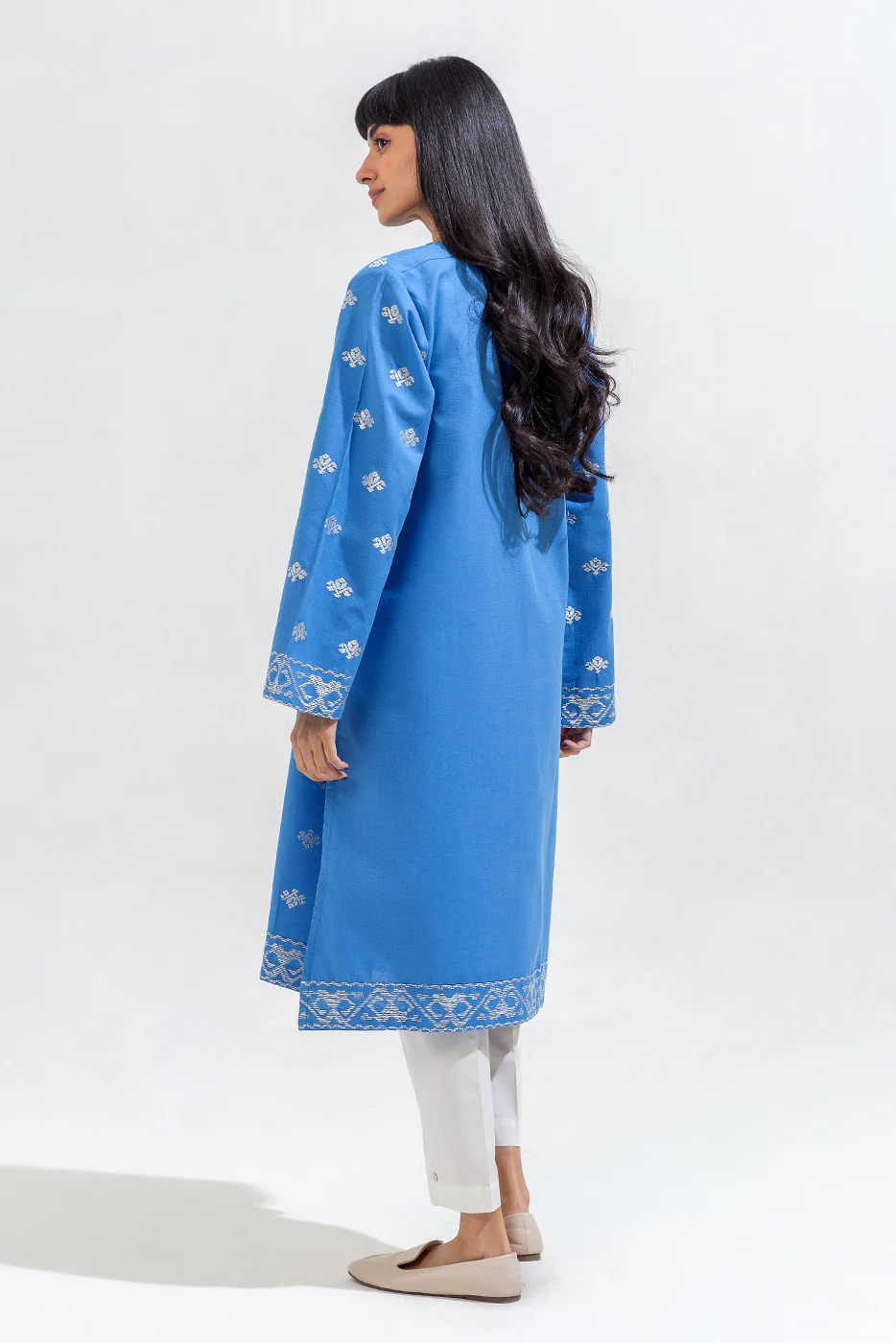 BASIC KHADDAR SHIRT (PRET) - Image 3