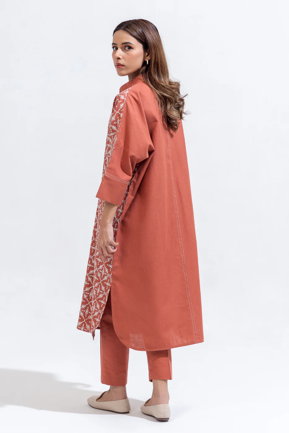 2 PIECE EMBROIDERED KHADDAR SUIT (PRET) - Image 3