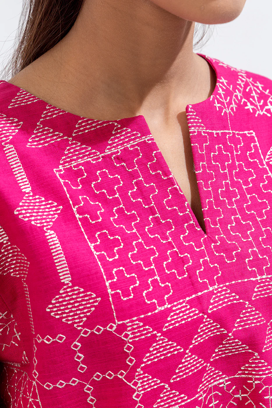 2 PIECE EMBROIDERED KHADDAR SUIT (PRET) - Image 4