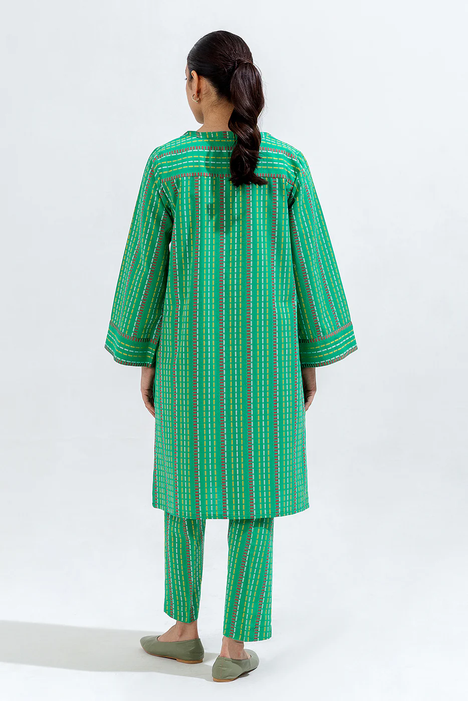 2 PIECE BASIC JACQUARD SUIT (PRET) - Image 3