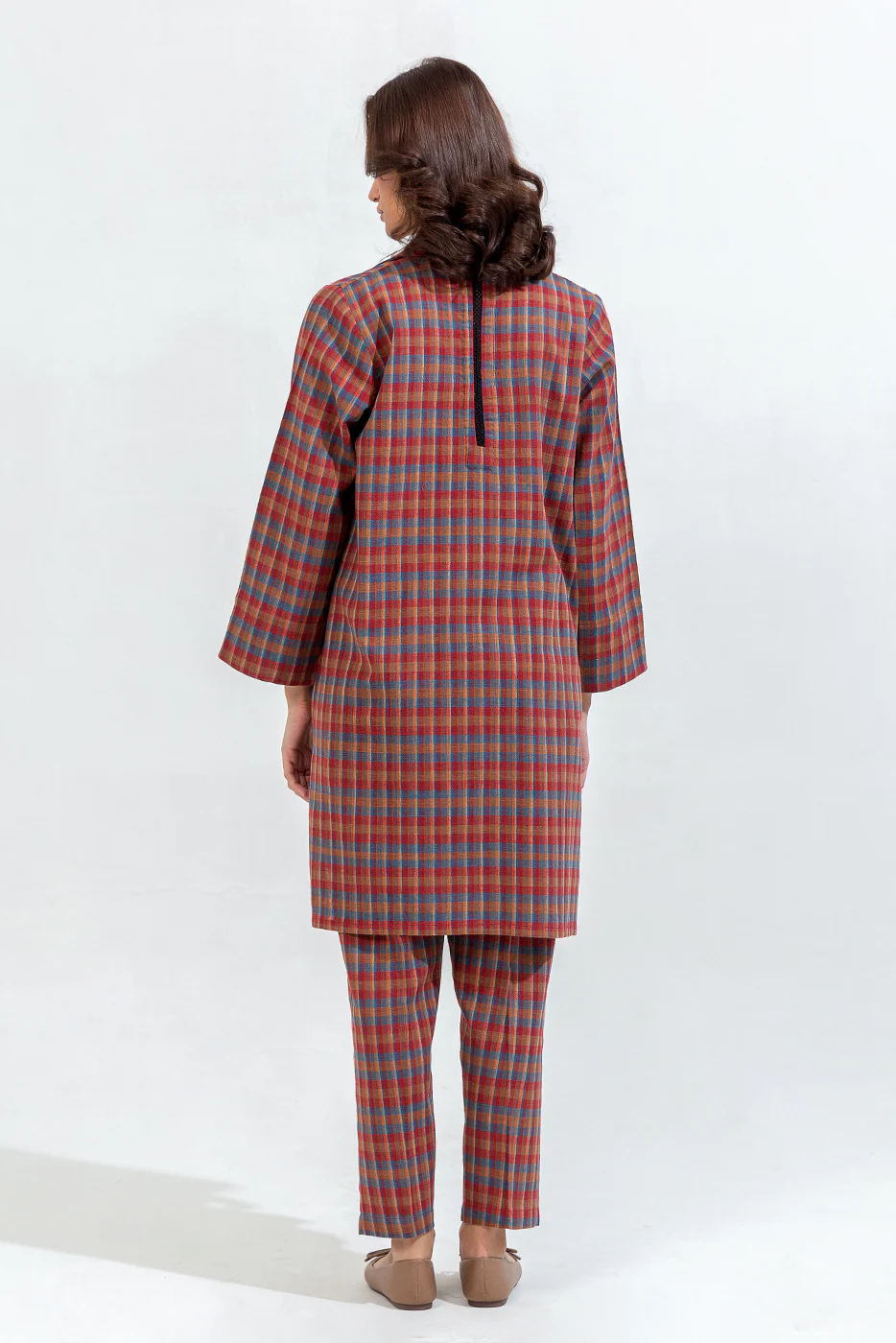 2 PIECE BASIC YARN DYED SUIT (PRET) - Image 3
