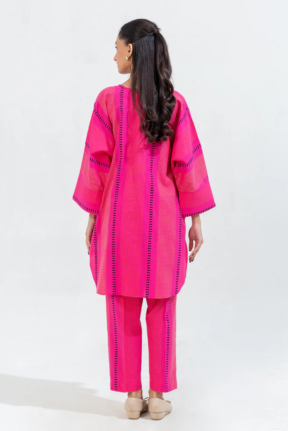 2 PIECE BASIC JACQUARD SUIT (PRET) - Image 4