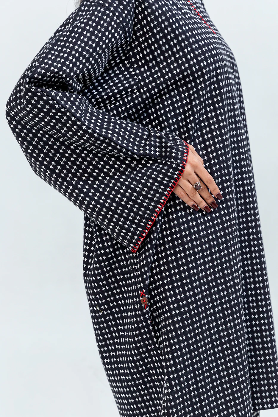 2 PIECE BASIC JACQUARD SUIT (PRET) - Image 3