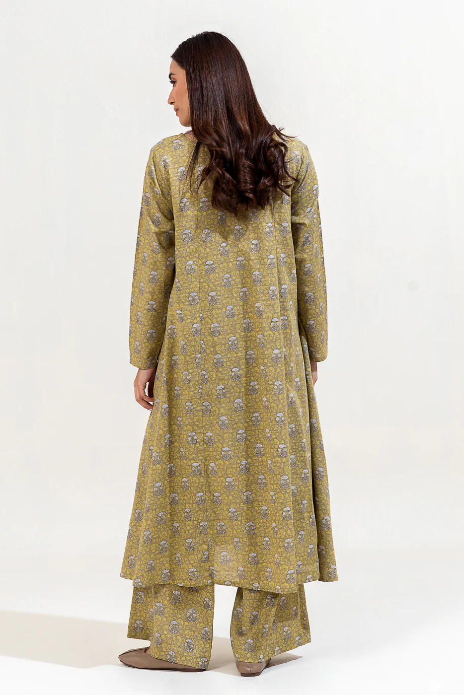 2 PIECE PRINTED KHADDAR SUIT-FERN MUSE (UNSTITCHED) - Image 2