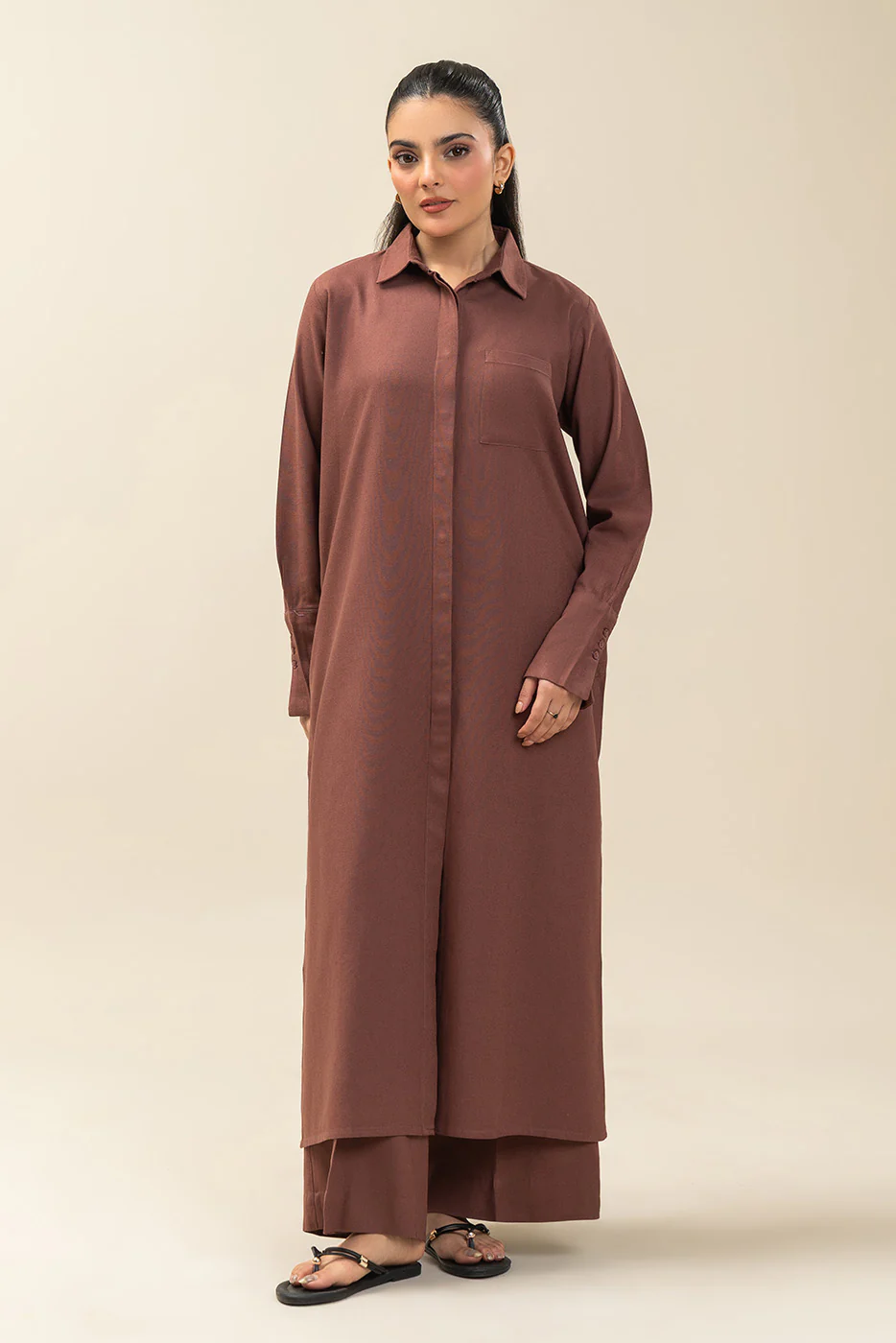 BUTTON DOWN LONG TUNIC - Image 2
