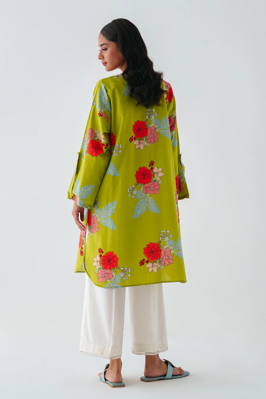 PRINTED CAMBRIC SHIRT (PRET) - Image 5