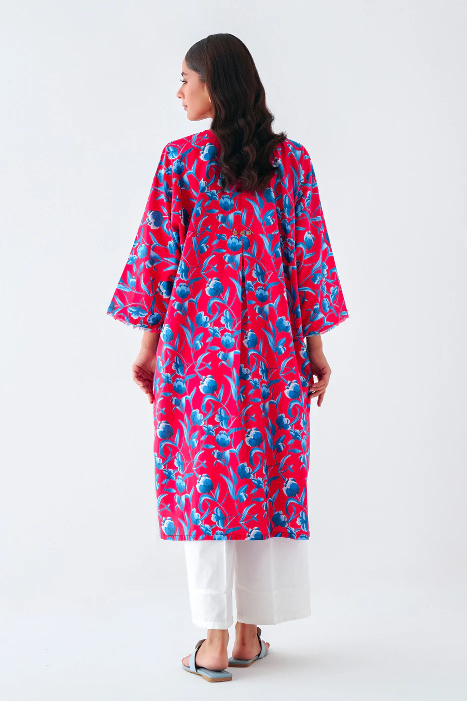 PRINTED CAMBRIC SHIRT (PRET) - Image 2