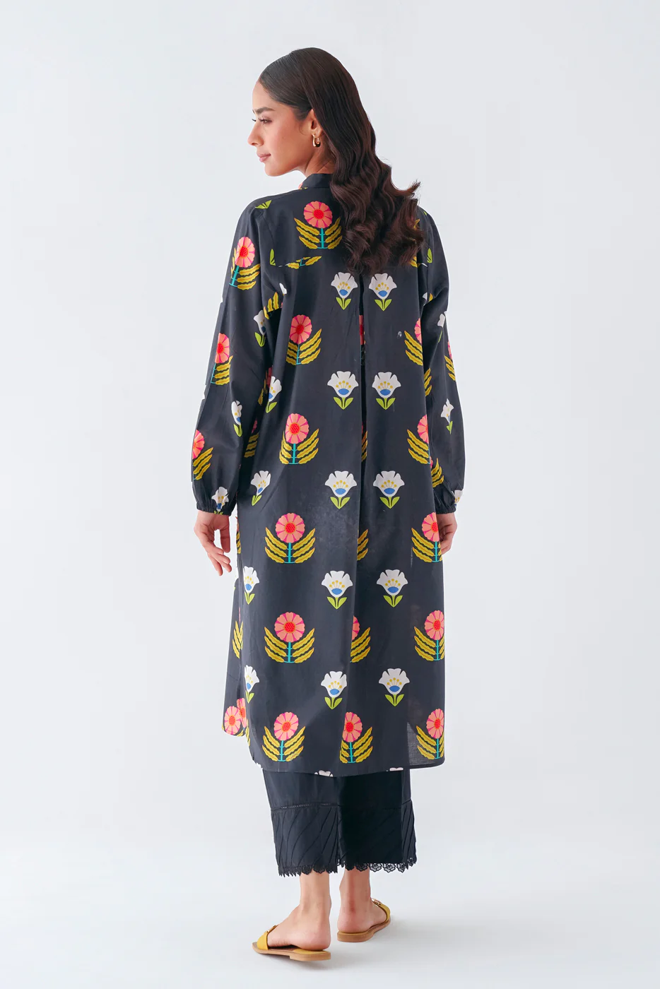 PRINTED CAMBRIC SHIRT (PRET) - Image 2