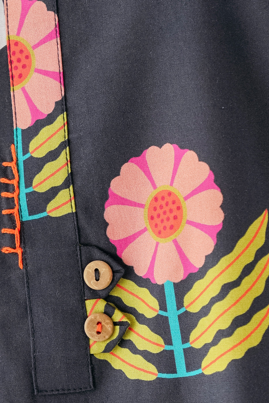 PRINTED CAMBRIC SHIRT (PRET) - Image 3