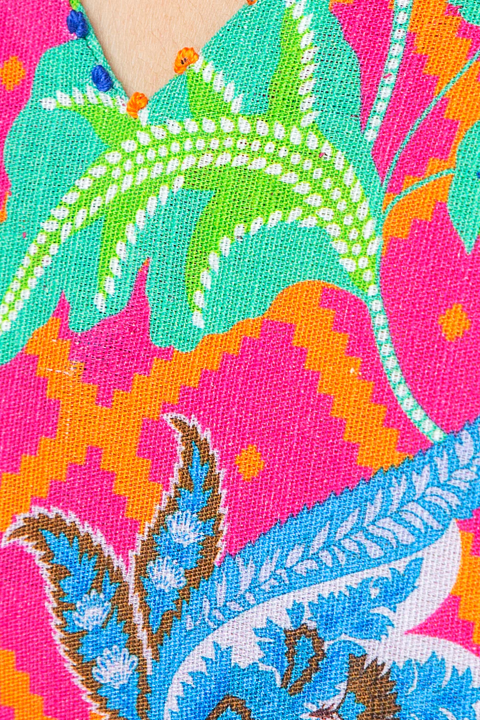 PRINTED SLUB KHADDAR SHIRT (PRET) - Image 4