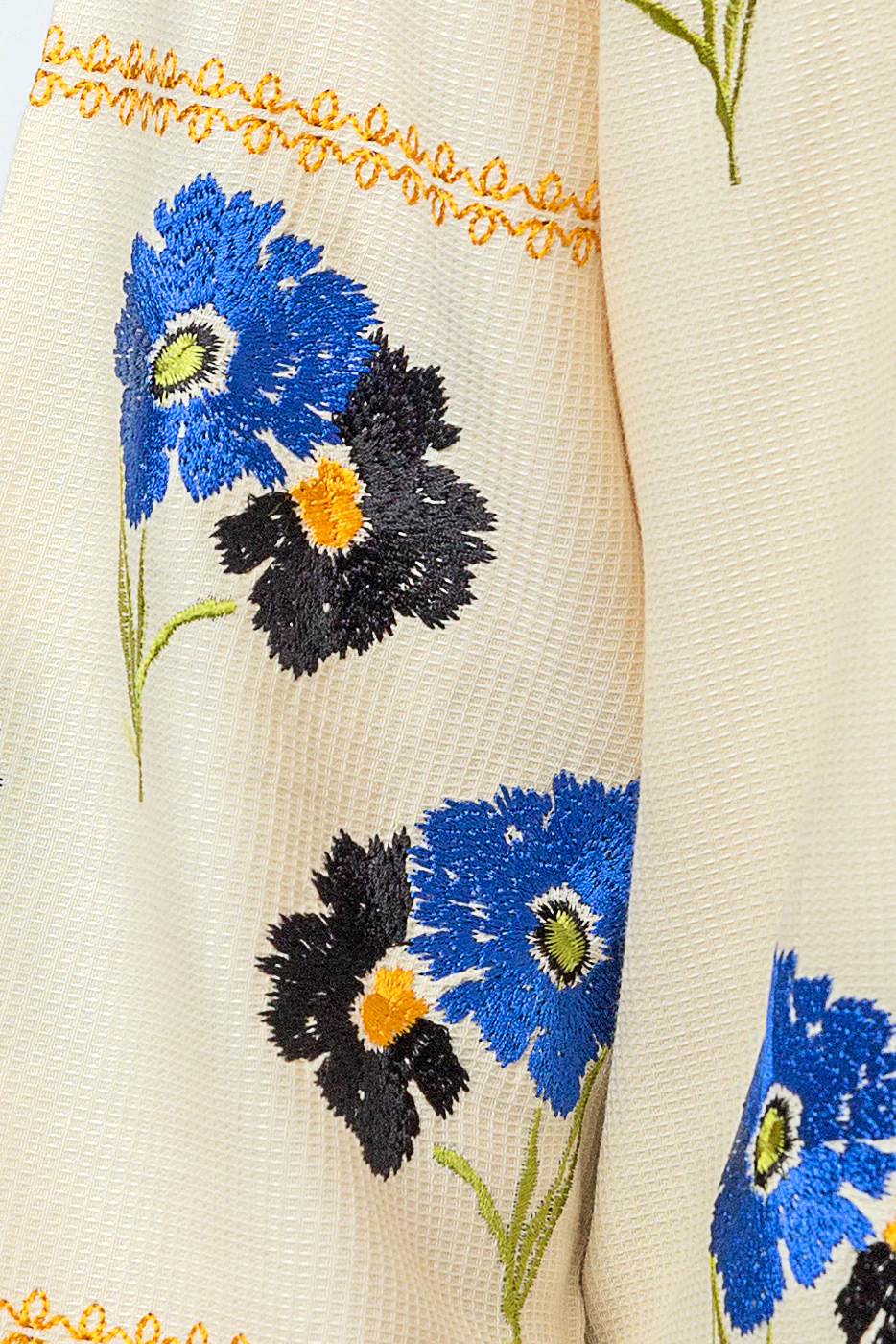 EMBROIDERED DOBBY SHIRT (PRET) - Image 4