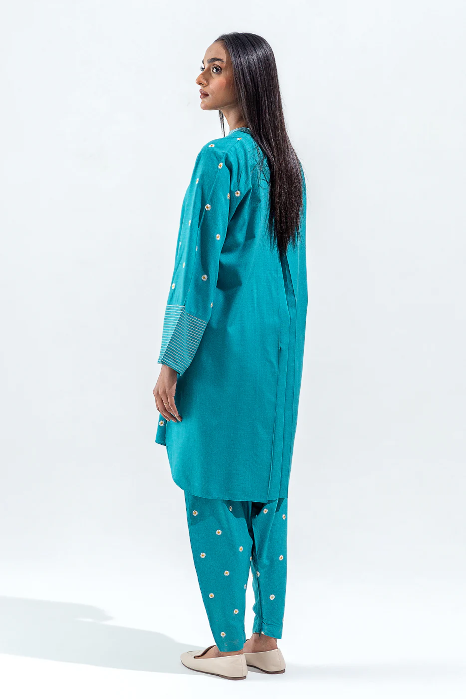 2 PIECE CHAMBRAY SUIT (PRET) - Image 3