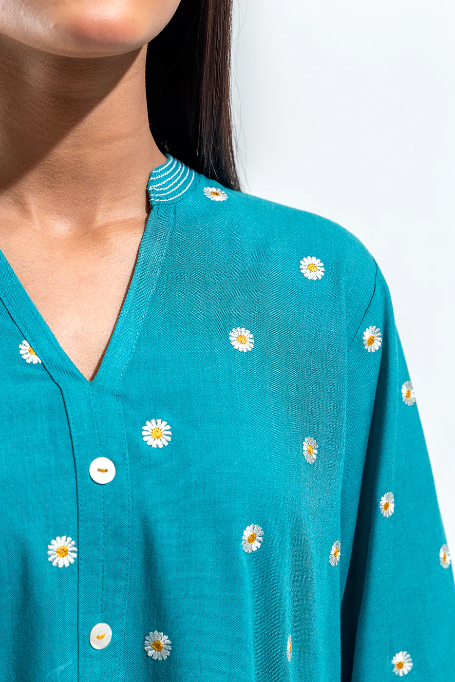 2 PIECE CHAMBRAY SUIT (PRET) - Image 4