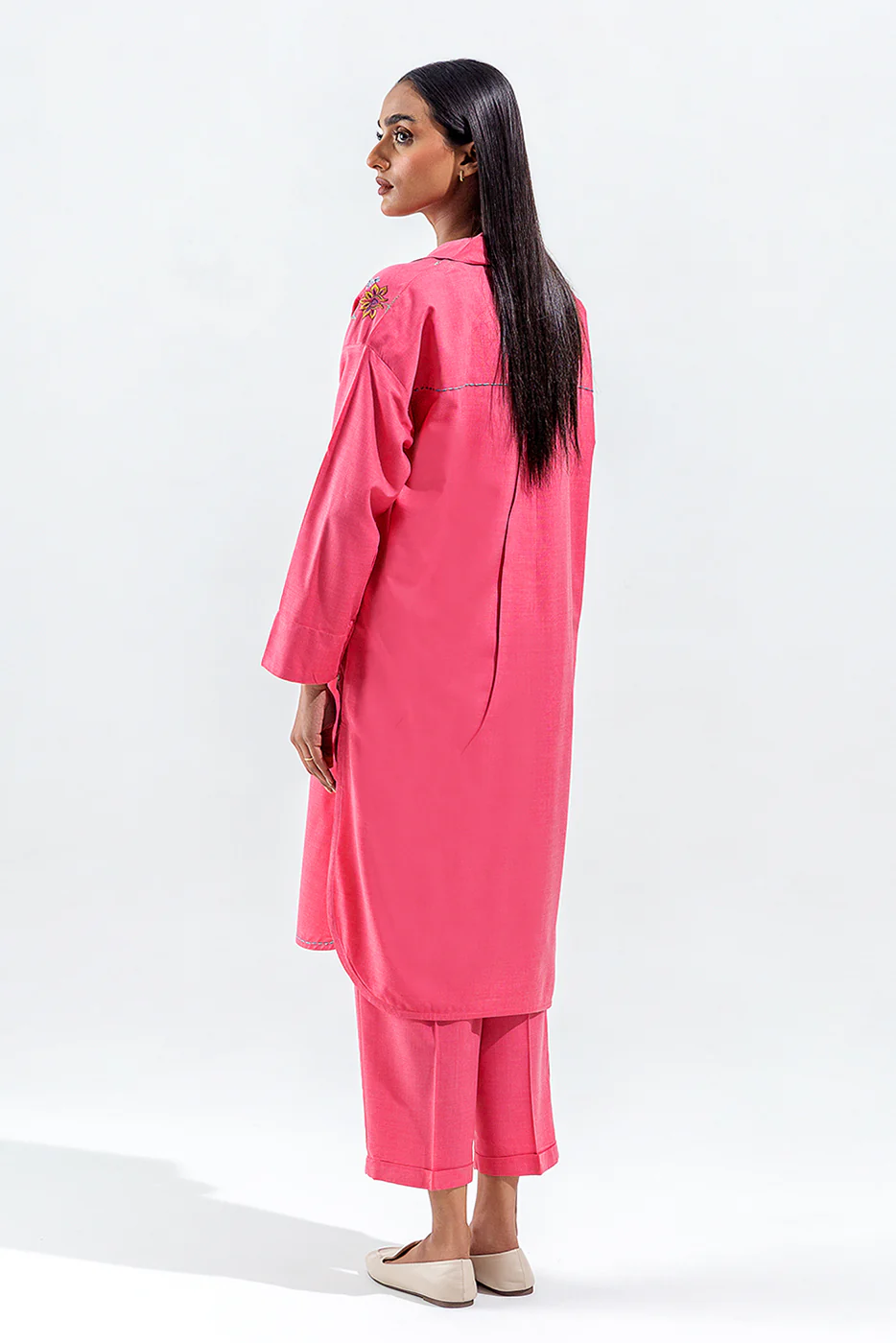2 PIECE CHAMBRAY SUIT (PRET) - Image 3
