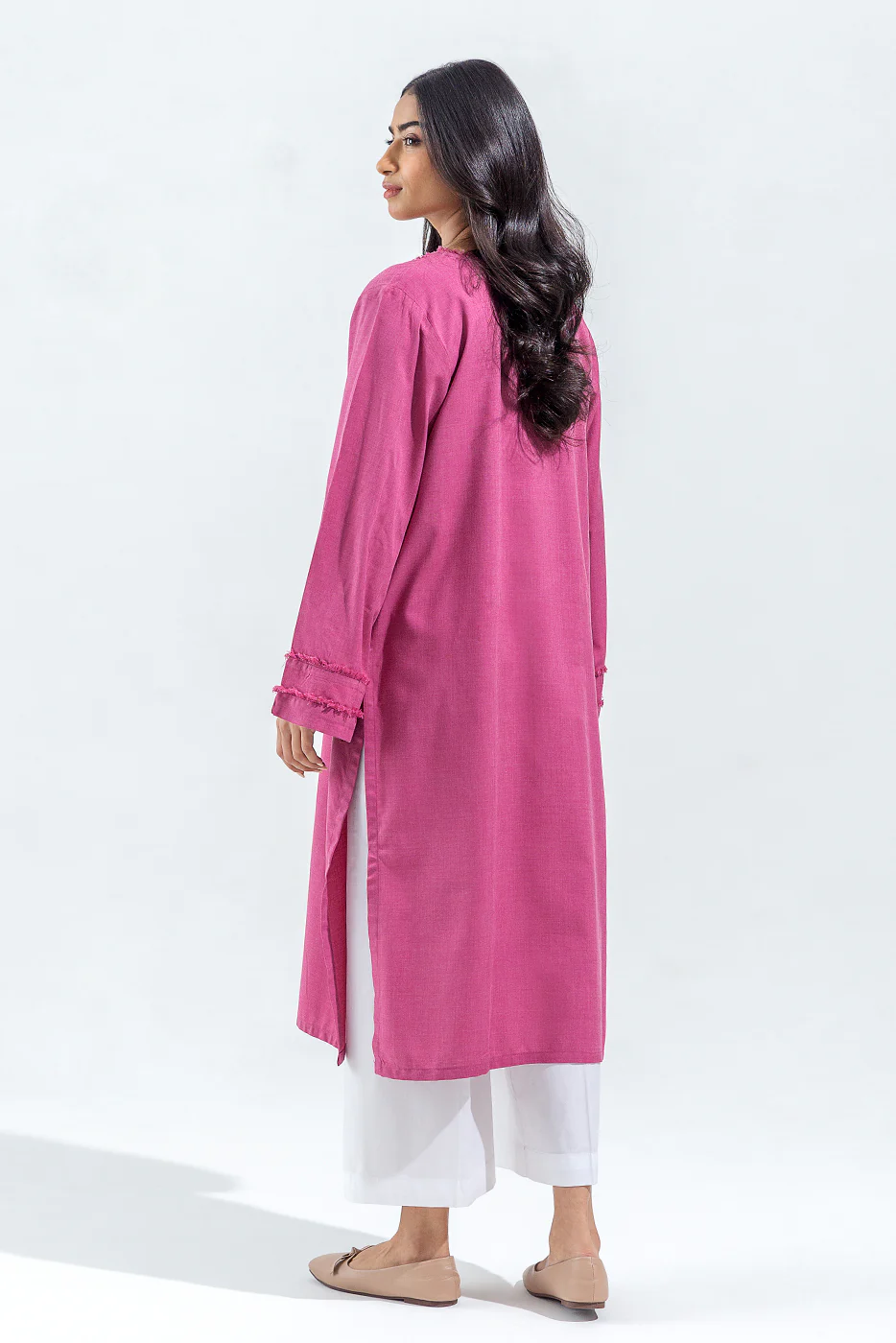 EMBROIDERED CHAMBRAY SHIRT (PRET) - Image 3