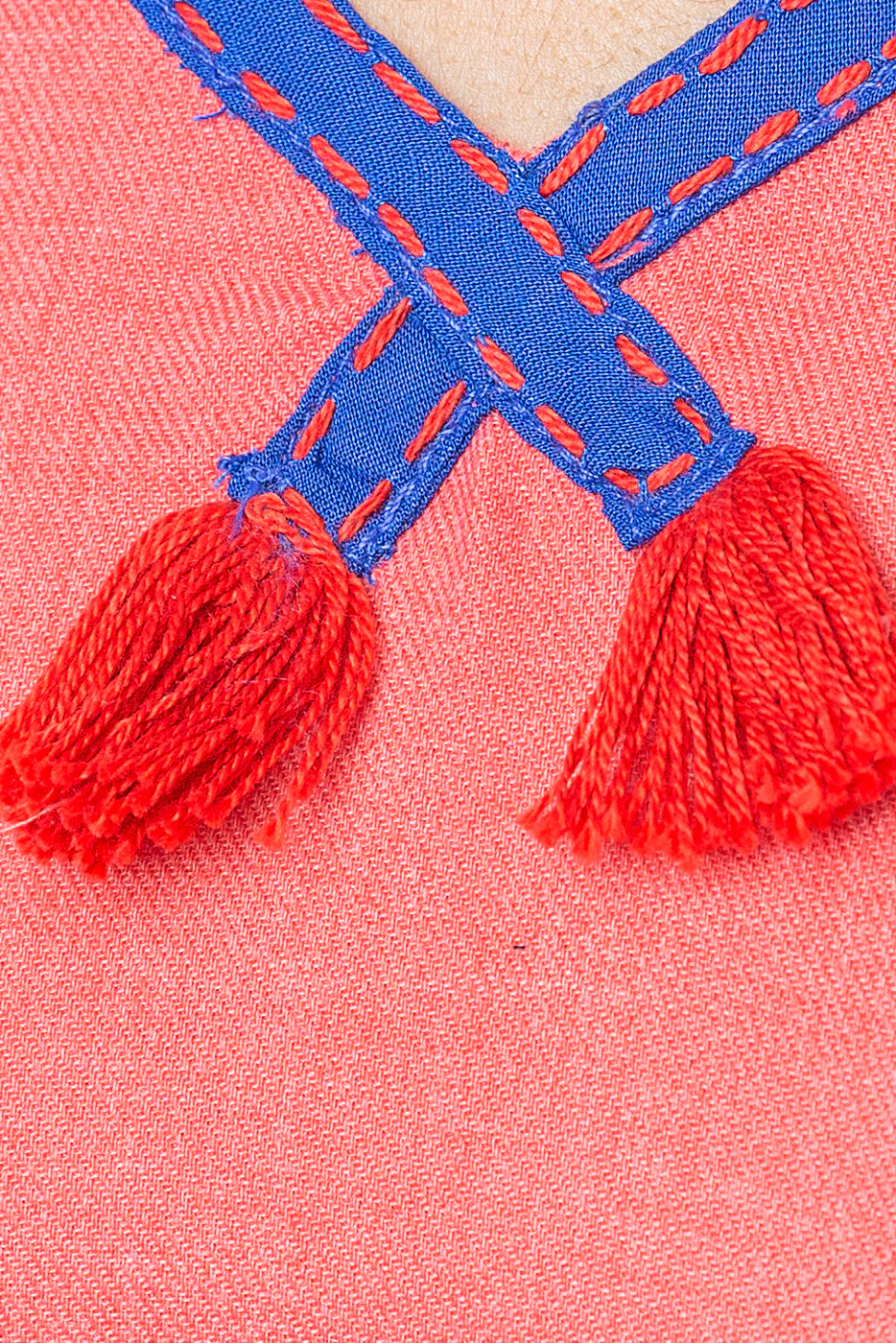 EMBROIDERED TWILL SHIRT (PRET) - Image 3